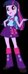 Size: 512x1332 | Tagged: safe, artist:endlessmonsters12837, imported from derpibooru, twilight sparkle, human, equestria girls, black background, female, simple background, solo