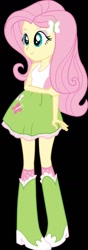 Size: 530x1508 | Tagged: safe, artist:endlessmonsters12837, imported from derpibooru, fluttershy, human, equestria girls, black background, female, simple background, solo