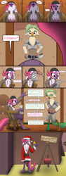 Size: 3000x8000 | Tagged: safe, artist:mightyshockwave, imported from derpibooru, captain celaeno, oc, oc:rib, bird, parrot, my little pony: the movie, charity, christmas, clothes, comic, costume, hearth's warming, holiday, parrot oc, santa costume