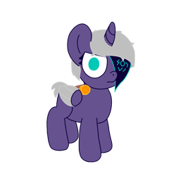 Size: 2500x2500 | Tagged: safe, artist:theunidentifiedchangeling, imported from derpibooru, oc, oc only, oc:wella, alicorn, derpibooru community collaboration, 2024 community collab, bandana, clone, dagger, female, filly, foal, one eye covered, serious, serious face, simple background, solo, transparent background, weapon