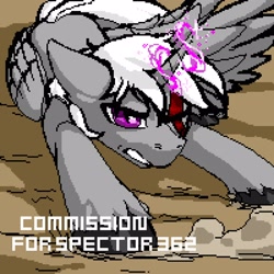 Size: 1600x1600 | Tagged: safe, imported from derpibooru, alicorn, pony, pixel art, solo