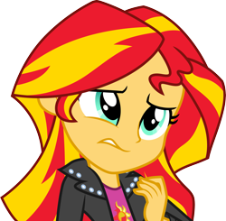 Size: 3059x3000 | Tagged: safe, artist:cloudy glow, imported from derpibooru, sunset shimmer, equestria girls, rainbow rocks, simple background, solo, transparent background, vector