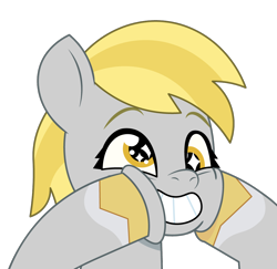 Size: 1050x1022 | Tagged: safe, artist:prixy05, imported from derpibooru, derpy hooves, pegasus, pony, cheek squish, female, g4 to g5, g5, generation leap, mare, my little pony: tell your tale, simple background, smiling, solo, squishy cheeks, transparent background, vector, wingding eyes