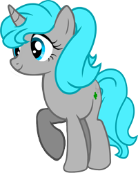 Size: 962x1200 | Tagged: safe, artist:mistpony, imported from derpibooru, oc, oc only, oc:tara mistpony, pony, unicorn, derpibooru community collaboration, 2024 community collab, eyelashes, female, full body, horn, mare, show accurate, simple background, smiling, solo, standing, tail, transparent background, unicorn oc