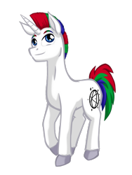 Size: 980x1300 | Tagged: safe, artist:texasuberalles, imported from derpibooru, oc, oc only, oc:journal, pony, unicorn, derpibooru community collaboration, 2024 community collab, colored hooves, looking up, male, simple background, solo, stallion, transparent background