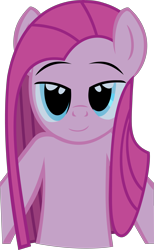 Size: 3528x5729 | Tagged: safe, artist:retroponybro, imported from derpibooru, pinkie pie, female, inkscape, long mane, looking at you, mare, pinkamena diane pie, simple background, smiling, smiling at you, solo, transparent background, vector