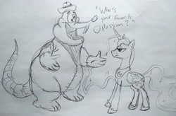 Size: 4107x2700 | Tagged: safe, artist:dhm, imported from derpibooru, princess luna, pony, a goofy movie, disney, monochrome, reference, sketch, traditional art