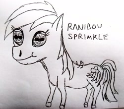 Size: 3243x2849 | Tagged: safe, artist:dhm, imported from derpibooru, rainbow dash, pony, cursed image, monochrome, sketch, solo, traditional art