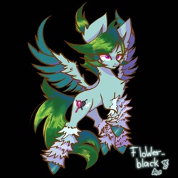 Size: 1080x1080 | Tagged: safe, artist:flower-black, imported from derpibooru, oc, oc:flower black, pegasus, disguise, disguised changeling