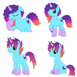 Size: 2560x2560 | Tagged: safe, artist:ramixe dash, imported from derpibooru, unicorn, my little pony: the movie, g5, g5 to g4, generation leap, male, misty brightdawn, rebirth misty, rule 63, simple background, stallion, transparent background