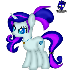 Size: 3840x4154 | Tagged: safe, artist:damlanil, imported from derpibooru, oc, oc:ariana mazing, pony, unicorn, bow, collar, commission, eyeshadow, female, happy, horn, latex, looking at you, makeup, mare, show accurate, simple background, smiling, solo, standing, transparent background, vector