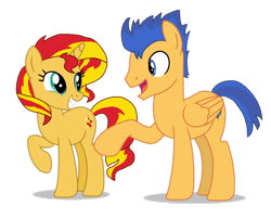 Size: 1280x1036 | Tagged: safe, artist:mlp-headstrong, imported from derpibooru, flash sentry, sunset shimmer, female, flashimmer, male, shipping, straight