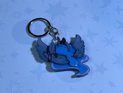 Size: 4032x3024 | Tagged: safe, artist:made_by_franch, imported from derpibooru, princess luna, alicorn, pony, craft, female, handmade, keychain, mare, solo, trinket