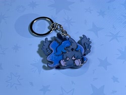 Size: 4032x3024 | Tagged: safe, artist:made_by_franch, imported from derpibooru, princess luna, alicorn, pony, craft, female, handmade, keychain, mare, sale, solo, trinket