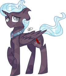 Size: 1241x1446 | Tagged: safe, artist:gallantserver, imported from derpibooru, oc, oc:penumbra diamante, alicorn, pony, male, parents:hopebra, simple background, solo, stallion, transparent background