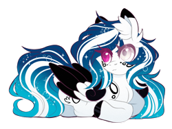 Size: 1500x1125 | Tagged: safe, artist:inspiredpixels, imported from derpibooru, oc, oc:marie pixel, pegasus, pony, colored wings, female, heterochromia, lying down, mare, prone, simple background, solo, transparent background, two toned wings, wings