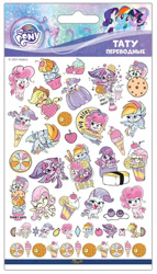 Size: 678x1188 | Tagged: safe, imported from derpibooru, applejack, fluttershy, pinkie pie, rainbow dash, rarity, twilight sparkle, alicorn, earth pony, pegasus, unicorn, my little pony: pony life, 2d, blueberry, bread, chibi, cookie, cream, croissant, cyrillic, drink, eating, eyes closed, flying, food, happy, hug, ice cream, jello, jumping, lemon, looking at you, mane six, merchandise, milkshake, official, one eye closed, onigiri, pie, russian, smiling, smiling at you, smirk, sticker, strawberry, sushi, tattoo, twilight sparkle (alicorn), waffle, wink, winking at you