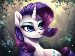 Size: 4096x3072 | Tagged: safe, imported from derpibooru, prompter:mfg637, rarity, pony, unicorn, ai content, ai generated, generator:pony diffusion v6 xl, generator:stable diffusion, outdoors, prompt in description, solo