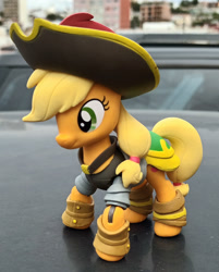 Size: 1722x2139 | Tagged: safe, artist:dingopatagonico, imported from derpibooru, applejack, earth pony, pony, hat, photo, pirate, pirate hat, solo