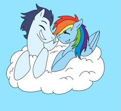 Size: 781x720 | Tagged: safe, artist:dasher666, artist:sugarskullmadness2, edit, imported from derpibooru, rainbow dash, soarin', pegasus, pony, female, male, mare, shipping, soarindash, stallion, straight