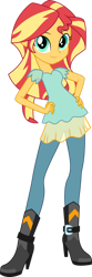 Size: 600x1799 | Tagged: safe, artist:ajosterio, edit, imported from derpibooru, vector edit, sunset shimmer, equestria girls, friendship games, accessory-less edit, missing accessory, simple background, solo, transparent background, vector