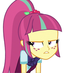 Size: 1306x1440 | Tagged: safe, edit, edited screencap, imported from derpibooru, screencap, sour sweet, human, equestria girls, angry, background removed, looking at someone, png, shadowbolts, simple background, solo, transparent background