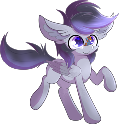 Size: 1635x1711 | Tagged: safe, artist:windykirin, imported from derpibooru, oc, oc only, oc:scribble, oc:skittle, pegasus, pony, duo, micro, simple background, sitting on, sitting on person, sitting on pony, tiny, tiny ponies, transparent background