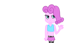 Size: 1920x1080 | Tagged: safe, artist:malychandropout, imported from derpibooru, princess flurry heart, equestria girls, equestria girls-ified, simple background, solo, white background