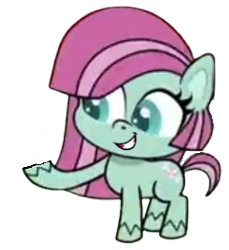 Size: 245x268 | Tagged: safe, edit, edited screencap, imported from derpibooru, screencap, earth pony, my little pony: pony life, minty (g4), vector