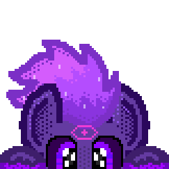 Size: 243x243 | Tagged: safe, artist:jazminakarainy, imported from twibooru, oc, oc only, oc:nocturne comet, earth pony, pony, cute, earth pony oc, ethereal mane, image, looking at you, male, ocbetes, peeking, png, simple background, solo, starry mane, transparent background, unshorn fetlocks