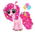 Size: 720x703 | Tagged: safe, artist:bbubblegumm, imported from derpibooru, pinkie pie, earth pony, pony, balloon, female, simple background, solo, transparent background, twitterina design