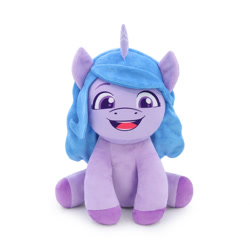 Size: 1024x1024 | Tagged: safe, imported from derpibooru, izzy moonbow, unicorn, chibi, g5, looking at you, malaysia, merchandise, official, philippines, photo, plushie, singapore, sitting, smiling, smiling at you, thailand, toy