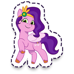 Size: 1024x1024 | Tagged: safe, imported from derpibooru, pipp petals, pegasus, pony, g5, gameloft, my little pony: mane merge, simple background, solo, transparent background