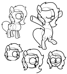 Size: 3023x3351 | Tagged: safe, artist:professorventurer, imported from derpibooru, oc, oc:filly anon, belly button, colt, female, figure drawing, filly, foal, male, reference, study