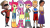 Size: 3750x2110 | Tagged: safe, artist:cutler1228, imported from derpibooru, apple bloom, scootaloo, sweetie belle, human, driving miss shimmer, equestria girls, equestria girls series, friendship games, sunset's backstage pass!, spoiler:eqg series (season 2), amy rose, boots, clothes, dash, female, gloves, high res, lewis robinsons, low effort, meet the robinsons, motorcross, shanti, shoes, simple background, sonic the hedgehog (series), the incredibles, the jungle book, transformers rise of the beasts, transparent background