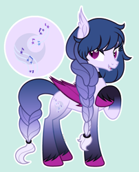 Size: 1983x2456 | Tagged: safe, artist:pastelnightyt, imported from derpibooru, oc, oc only, oc:astral dusk, bat pony, pony, male, offspring, parent:oc:night shield, parent:princess luna, parents:canon x oc, simple background, solo, stallion