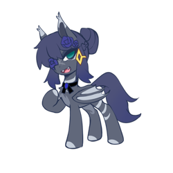 Size: 1200x1200 | Tagged: safe, artist:blue_enchantress, imported from derpibooru, oc, oc:kamilia, bat pony, pony, derpibooru community collaboration, 2024 community collab, female, simple background, solo, transparent background