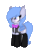 Size: 700x900 | Tagged: safe, artist:jerkface, oc, oc:lucky roll, bat pony, pony, animated, featured image, female, mare, simple background, solo, transparent background