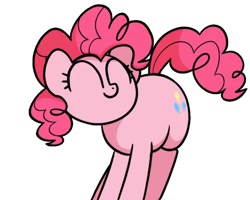 Size: 1080x864 | Tagged: safe, imported from derpibooru, pinkie pie, earth pony, pony, dancing, female, happy, mare, plump, solo