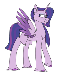 Size: 1080x1300 | Tagged: safe, artist:fuckomcfuck, imported from derpibooru, oc, oc only, oc:amethyst spark, alicorn, pony, magical lesbian spawn, offspring, parent:rarity, parent:twilight sparkle, parents:rarilight, simple background, solo, transparent background