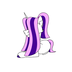 Size: 1080x1080 | Tagged: safe, artist:fuckomcfuck, imported from derpibooru, oc, oc only, oc:flutter thread, pony, unicorn, horn, lying down, magical lesbian spawn, offspring, parent:fluttershy, parent:rarity, parents:flarity, simple background, solo, transparent background