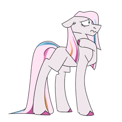 Size: 1080x1080 | Tagged: safe, artist:fuckomcfuck, imported from derpibooru, oc, oc only, oc:pin needle, earth pony, pony, magical lesbian spawn, offspring, parent:pinkie pie, parent:rarity, parents:raripie, simple background, solo, transparent background