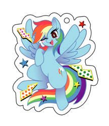 Size: 454x526 | Tagged: safe, artist:poniko_mlp, imported from derpibooru, rainbow dash, pegasus, pony, solo