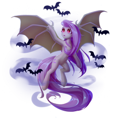 Size: 1000x972 | Tagged: safe, artist:alrumoon_art, artist:setharu, imported from derpibooru, fluttershy, bat, bat pony, semi-anthro, armpits, bat ponified, bat wings, belly, belly button, collaboration, collaboration:bestiary of fluttershy, cute, female, flutterbat, human shoulders, humanoid torso, long tail, mare, race swap, red eyes, simple background, solo, spread wings, tail, transparent background, wings