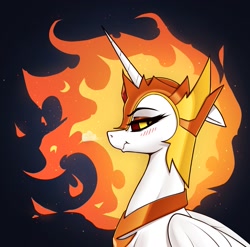 Size: 1725x1701 | Tagged: safe, artist:theuser, daybreaker, pony, female, mare, solo