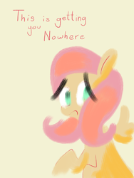 Size: 864x1152 | Tagged: safe, artist:docwario, imported from derpibooru, fluttershy, pegasus, pony, female, mare, simple background, solo, yellow background