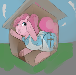 Size: 1080x1072 | Tagged: safe, artist:cakeponer, imported from derpibooru, pinkie pie, earth pony, pinktober, solo