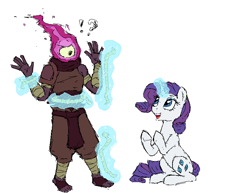 Size: 800x617 | Tagged: safe, artist:mileslancer, imported from derpibooru, rarity, human, bobby, dead cells, measuring, measuring tape, ms paint, simple background, white background