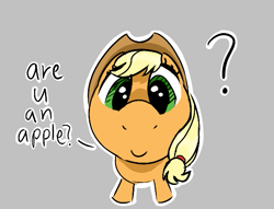 Size: 555x424 | Tagged: safe, artist:starbounce, applejack, earth pony, pony, close-up, snoofa