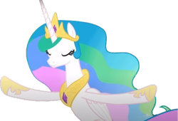 Size: 3705x2520 | Tagged: safe, edit, edited screencap, editor:mrtoonlover83, imported from derpibooru, screencap, princess celestia, alicorn, background removed, female, not a vector, solo